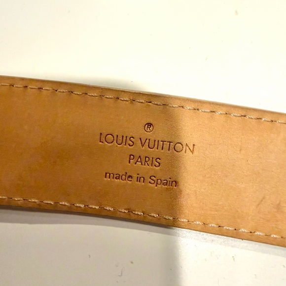Louis Vuitton Damier Azur belt 85/34 main image 5